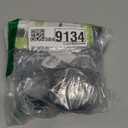 Bakulyor 50pcs Green Artificial Turf Stakes Staples + 50pcs Buffer Washer, 6 Inch 11 Gauge Landscape Staples, Galvanized Lawn Spikes, Heavy Duty Yard Ground Pin for Grass Weed Barrier Sod Fabric