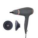 Hairitage Ionic Hair Blow Dryer & Diffuser + Concentrator Attachments, for All Hair Types, 1875 Watts, 3 Heat Settings & Cool Shot Locks-in Style, Best Lightweight Diffuser for Smooth Blowouts