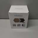 10Pcs Self Adhesive Felt Board Tiles Hexagon Bulletin Board for Walls, Felt Cork Pin Board for Pictures Photos Memos with Push Pins (Color D)