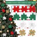 Vercraft 20 Pcs Christmas Employee Appreciation Gifts Bulk, Acrylic Puzzle Thank You Ornaments, Positive Affirmation Hanging Decor for Coworker Teacher Staff Team Gifts, Xmas Tree Party Favors