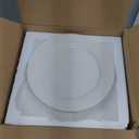 OMAYKEY 10.5 Inch Dinner Plates, Ceramic Round Plate Set, Salad Serving Modern Dishes for Steak, Patas, Pizza, Dishwasher, Microwave, Oven Safe, Scratch Resistant, Smooth Glaze, 8 Packs