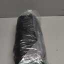 SeekMe Women's Barrel Leg Sweatpant Drawstring Elastic Waisted Wide Leg Pants Casual Cotton Palazzo Trousers with Pockets (Medium, Black)