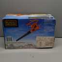 BLACK+DECKER Electric Leaf Blower, Handheld Blowers for Lawn Care, Lightweight, 180 MPH 180 CFM, 7-Amp, Corded (LB700)