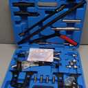 Valve Spring Compressor Cylinder Head Service Set Universal Overhead Engine Valve Spring Remover and Installer OHV OHC Compressor Tool for 8 16 and 24 Valve Engines