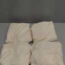 Chair Covers for Dining Room Set of 6, Stretch Parsons Chair Covers,Washable Spandex Dining Chair Slipcovers Seat Protector for Dining Room,Kitchen,Hotel(Beige)