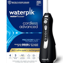 Waterpik Cordless Advanced 2.0 Water Flosser For Teeth, Gums, Braces, Dental Care With Travel Bag and 4 Tips, ADA Accepted, Rechargeable, Portable, and Waterproof, Black WP582