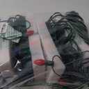 100Ft C7 LED Christmas String Lights Outdoor, Multicolor Christmas Decorations Lights with 100+5 Colored C7 LED Bulbs, Vintage Decor Light for Xmas Tree Home Yard Party Decor, E12 Base, Green Wire