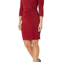 Jessica Howard Womens Mini Knit Lined Casual Long Sleeve Daytime Dress 24W