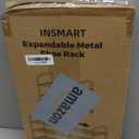 INSMART 4-Tier Expandable Shoe Rack, Stackable and Adjustable Shoes Organizer Storage Shelf, Sturdy and Durable Metal Structure Free Standing Shoe Rack for Closet Entryway Doorway