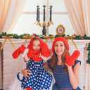 Jutom 52 Feet Christmas Wooden Beads Garland 36 Pcs Velvet Bows for Christmas Tree Holiday Decoration,Xmas Home Garlands Fireplace Holiday Party Decor(Khaki)