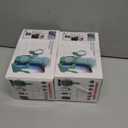 2 Pieces Cart Cup Holder with Phone Holder 2 in 1 Adjustable Cart Accessories for Front and Rear Seat Armrest (Black)