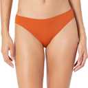 Amazon Essentials Womens Classic Bikini Swimsuit Bottom (Large, Terracotta)
