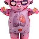 One Casa Inflatable Costume Adult,Blow Up Zombie Suit,Scary Halloween Costumes for Men Women