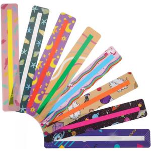 32 Pieces Guided Reading Highlight Colored Overlays Cute Kids Bookmarks Help with Dyslexia for Children and Teaching Supplies (8 Colors)
