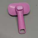 Hertzko Self Cleaning Slicker Brush for Cats & Dogs  Grooming Tool for Shedding Long & Short Hair  Retractable Bristles  Easy-Clean Cat & Dog Deshedding Brush  Painless Detangling - Pink