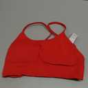 SUUKSESS Women Seamless Workout Sets Strappy Sports Bra High Waist Booty Shorts Outfits (Red, XS)