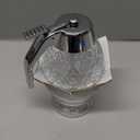 Fox Run Glass Honey and Syrup Dispenser With Warming Base, Clear, 3.25 x 4 x 6 inches