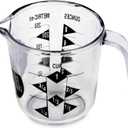 Chef Craft Select Plastic Measuring Cup, 1 Cup Capacity, Clear