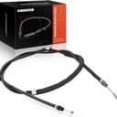 A-Premium Rear Passenger Side Parking Brake Cable Assembly Compatible with Dodge, Chrysler and Ram Models: Grand Caravan 2008-2020, Town & Country 2008-2016, C/V 2012-2015 - Replace# 4721494AC