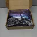 Jexine 70s Women Disco Outfit Costume Disco Party Top Pants Sunglasses Ball Necklace Earring Wig for Halloween New Year Eve (XX-Large, Laser Purple)