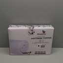 100% Cotton Top Twin Mattress Topper, Breathable & Cooling Mattress Topper Twin, Elastic Fitted TwinMattress Cover with 8-21 Deep Pocket, Durable TwinMattress Pad for Back Pain Relief (38"x75")