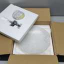 Progress Lighting 12" Round Glass 2-Light Close-to-Ceiling, Indoor, P4609-30, White