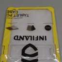 INFILAND Kids Case for iPad A16 11 inch 11th Generation,iPad 10th Generation Case 10.9 Inch, Heavy Duty Shockproof Protective Cover with Stand, Glitter Clear Cute Shell for Girls, Women (Solid Yellow)