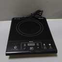 Mueller RapidTherm Portable Induction Cooktop, 1800W Hot Plate Electric Stove Top Burner. 8 Temp Levels, Auto-Off & Pot Detection, LED Display, Child Lock, 4 Programs, Burners for Cooking
