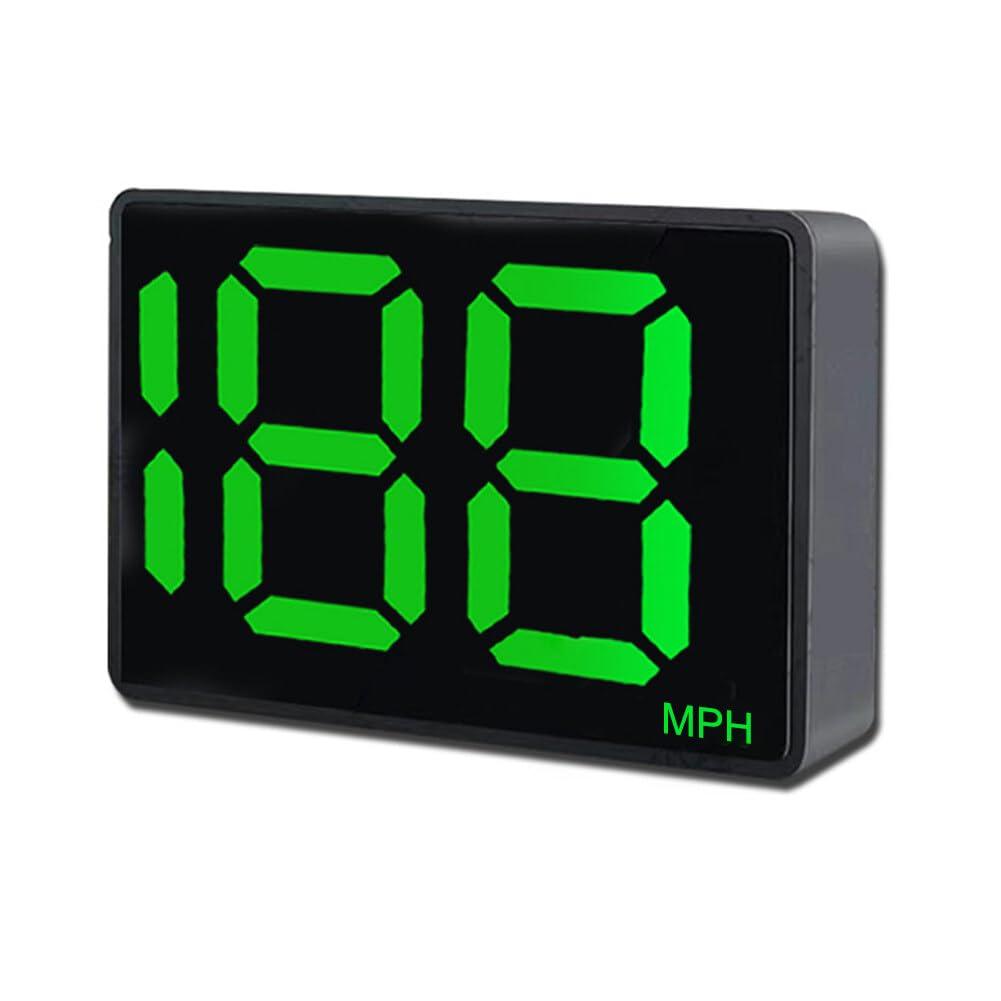 ikasus Car Hud GPS Speedometer Digital Speed Meter with MPH Speed,USB Plug and Play, Head Up Display Driving Direction, OverSpeed Warning for Cars Trucks (AUTO-QA4497X#MPH-WJYQ-07)