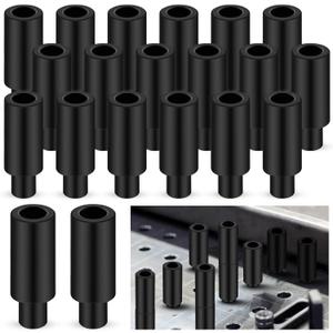 Hicarer 10 Pcs 2 Inch Welding Table Fixture Pins, 5/8 Bottom Diameter, 1" Top Diameter, Stop Alignment Square Mount Fixed Kit Welding Table Accessories Portable