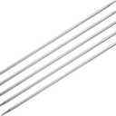 uxcell 5Pcs Knitting Needle 3.5mm Diameter 7.87 Inches Length Stainless Steel Double Pointed Sweater Stitching Needles for Handmade Projects DIY Knitting