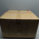 Washable Area Rug for Living Room - Stain Resistant Urtla Thin Rugs with Non Slip Rubber Backing - Indoor Floor Carpet for Dining Room Home Office Dorm (Navy Blue/White, 9x12 Feet)