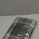 MUXHOMO Queen Size 4 Piece Sheet Set, Soft Breathable Bed Sheet Set for Bedroom with Deep Pocket Up to 16", Wrinkle-Free & Cooling Bedding for Oeko-TEX Certified - Black/White Plaid