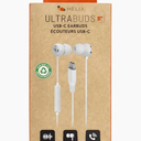 USB-C Headphones with Microphone and Control, High Fidelity In-Ear Sound for Android
