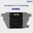 REVIX Extra Large Hip Ice Pack Wrap After Surgery, Reusable Gel Cold Pack for Hip Replacement Recovery, Sciatic Nerve, Cold Therapy Hip Flexor Compression Wrap, Black