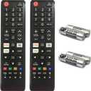 2 Pack Universal Remote Control for Samsung Smart TV, Zero Setup, Batteries Included, BN59 Replacement Remote, Compatible with All Samsung LED LCD HDTV