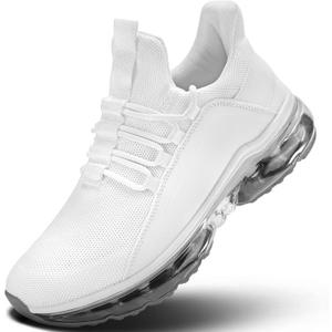 Men's Air Cushion Running Shoes Breathable Tennis Fashion Sneakers Non Slip Workout Casual Sport Gym Training Soft Sole Walking Shoes, Size 11