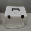 Pendaflex Portable File Box, Frosted White, Hinged Lid with Double Latch Closure(41745AMZ)