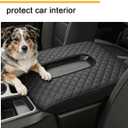 Diamond Quilted Armrest Cover for Chevrolet Silverado 1500 & GMC Sierra 2019-2026,Center Console Middle Lid Cushion Pad Protector for Chevy 2026 2025 2024 2023 Accessories (Jumnp Seat Only)