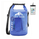 HEETA Dry Bag Waterproof for Women Men, 5L Roll Top Lightweight Dry Storage Bag Backpack with Phone Case for Travel Swimming Boating Kayaking Paddle Board Camping Beach Accessories