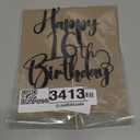 Happy Birthday 16th Cake TopperBoys/Girls 16th Birthday,16thAnniversary Party Cake Topper Decorations/Dinner Party Decorations (16)