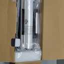 Gasbye 95kPa Precision Vacuum Sealer Machine, Double Heat Seal for Dry/Moist Food, EasyLock Handle, Builtin Bag Storage & Cutter, Progress Display, Pulse Mode, Removable Drip Tray, Silver