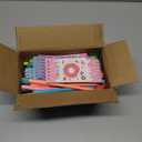 148 Pcs Donut Return Gifts Bulk Mini Notebooks Pens Stickers Set for Donut Themed Birthday Supplies Classroom Reward Gift Prizes Goodie Bags Stuffers