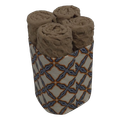 Brown 4Pack Dishcloth