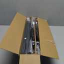 Double L Shaped Shower Curtain Rod, [23.6"-53"] x [23.6"-53"] Adjustable Dual Corner Shower Rail for 90 Degree Square Bathroom