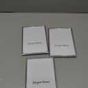 Lawrence Frames 510780T Silver Plated Double Bead 8x10 Hinged Triple Picture Frame