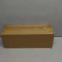 upsimples Floating Shelves for Wall, Wall Shelves for Decor Storage Set of 6, Wall Mounted Wood Shelf for Bedroom, Living Room, Bathroom, Kitchen, Picture Ledge Shelf, Black (15.7in)