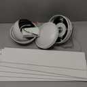 48 Inch Flush Mount Ceiling Fan without lights, White Ceiling Fan with Remote, 6-Speeds, Quiet Reversible DC Motor, Indoor/Outdoor Ceiling Fans for Living Room, Bedroom, Patio, Remote Not Included