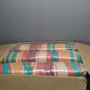 6 Pack Outdoor High Back Chair Cushion, 44 x 20 inches Patio Chair Cushions Waterproof Rocking Cushions Indoor Furniture Seat Pad, Weather Resistant (Boho)