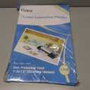 Uinkit 3.5mil 100Pack Clear Laminating Sheets, Menu Size, 11.5 x 17.5-Inch Laminate Pouches, Protector for Photo Papers, Use in Office School Supplies, Rounded Corner